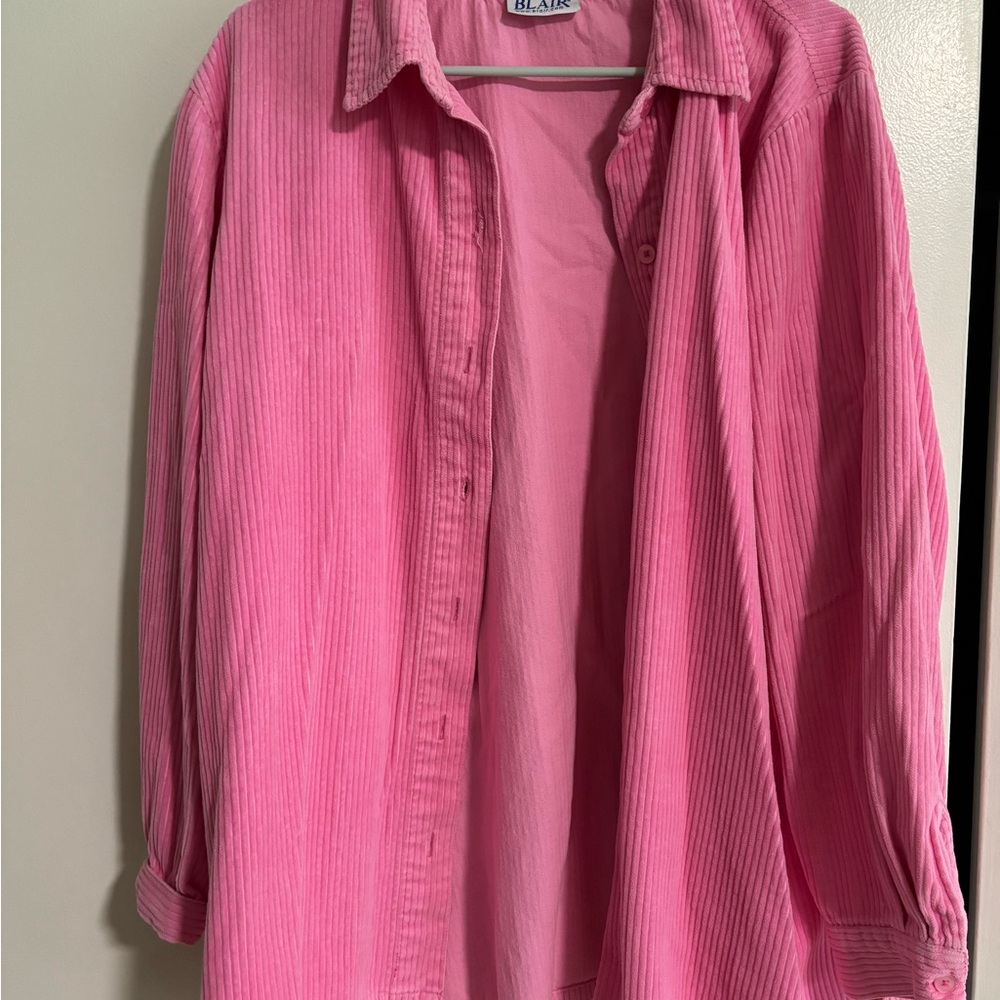 Blair Vibrant Pink Corduroy Shirt